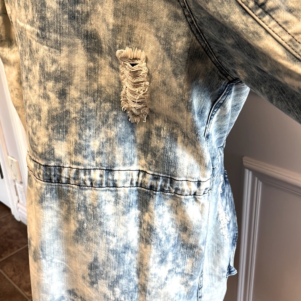 Smoke Rise distressed denim jacket - Picture 9 of 12